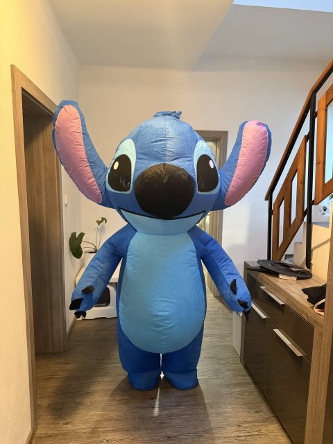 Nafukovací kostým-Maskot Stitch